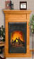 Comfort Glow compact electric fireplace system the smallest zero clearance fireplace system available.